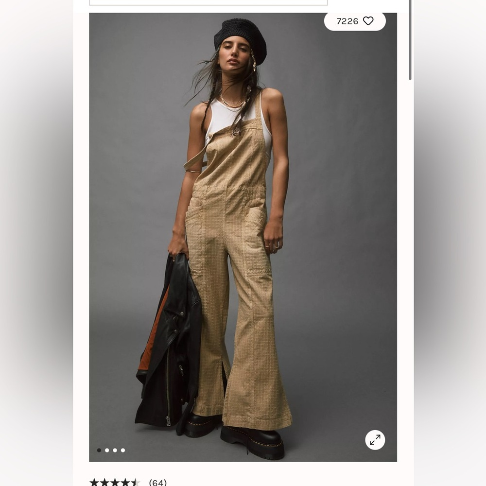 Free People Savannah Overalls